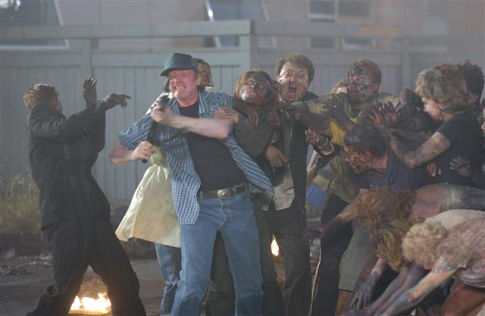 Boyd Banks در صحنه فیلم سینمایی طلوع مردگان