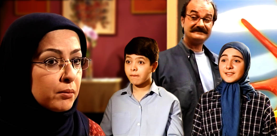 علی عمرانی در صحنه سریال تلویزیونی دو قلوها به همراه لاله صبوری