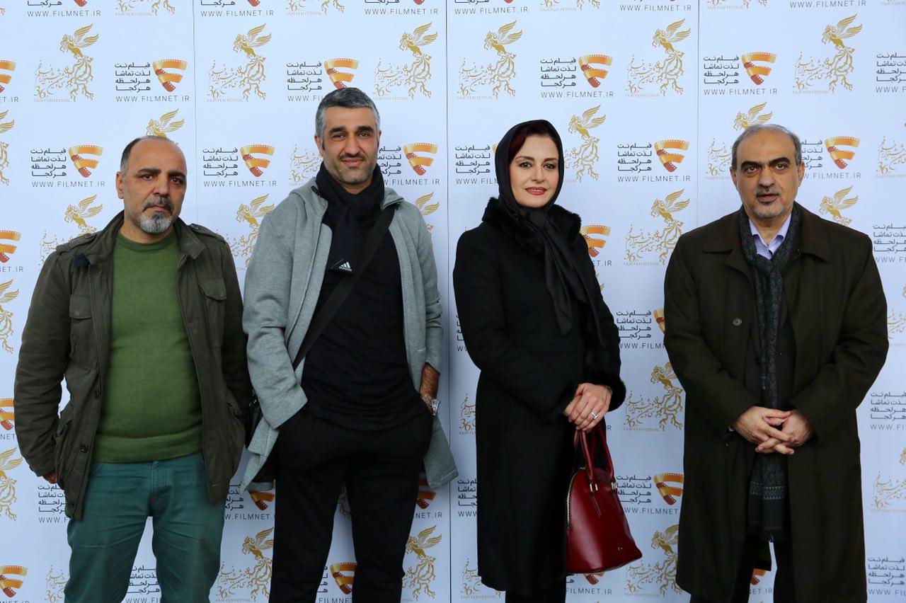مریلا زارعی در اکران افتتاحیه فیلم سینمایی سوءتفاهم به همراه پژمان جمشیدی
