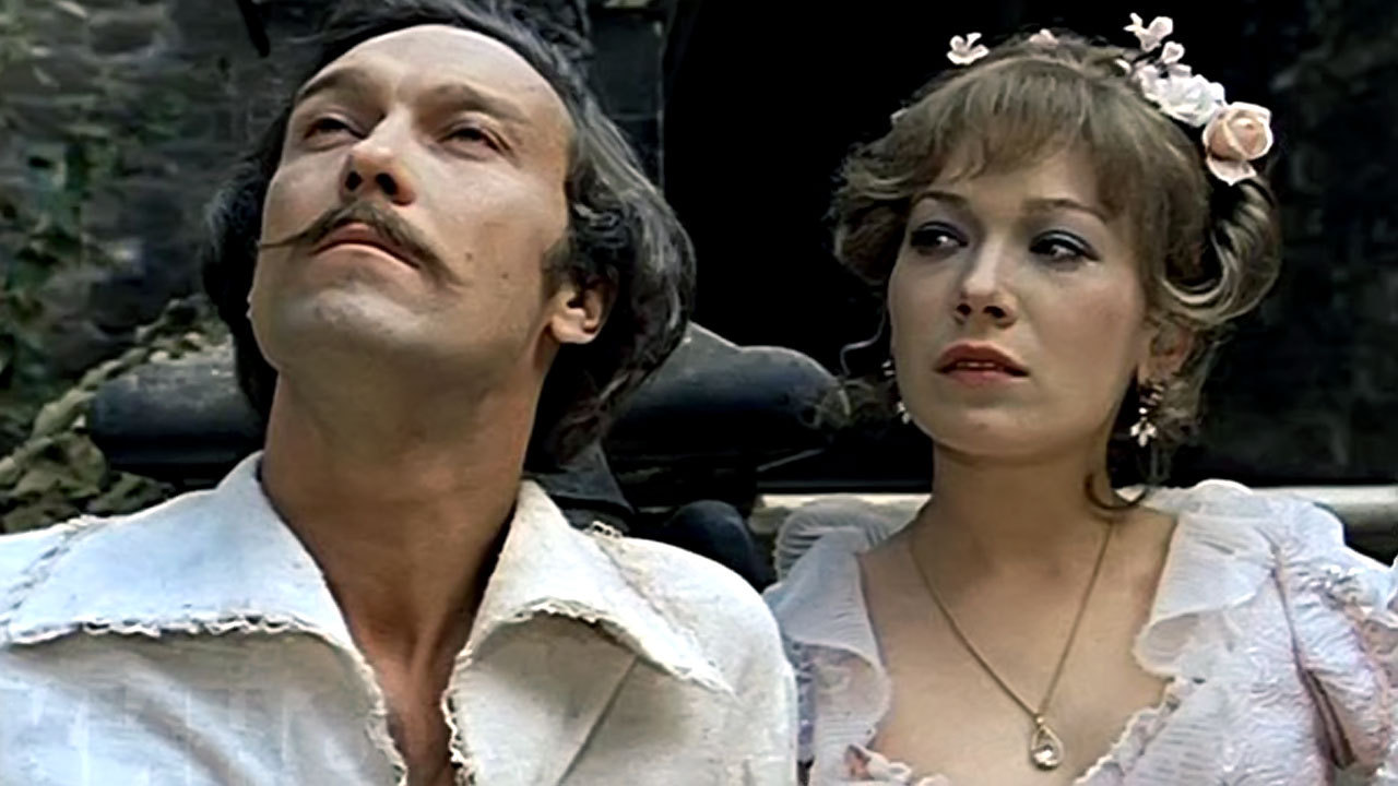 Elena Koreneva در صحنه فیلم سینمایی The Very Same Munchhausen به همراه Oleg Yankovskiy