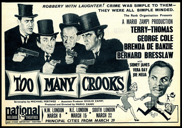  فیلم سینمایی Too Many Crooks به کارگردانی Mario Zampi