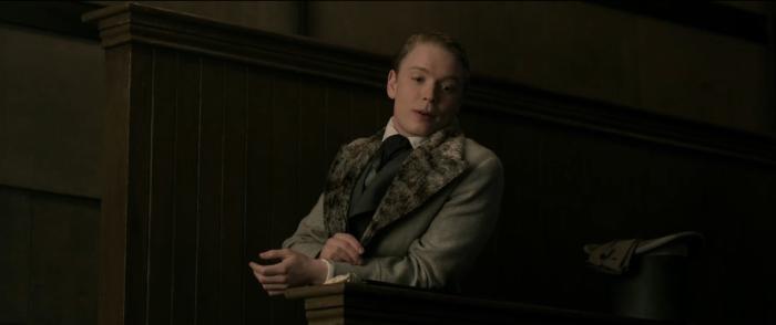 Freddie Fox در صحنه فیلم سینمایی ویکتور فرانکنشتاین