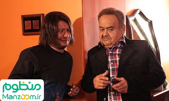 علی صادقی در صحنه فیلم سینمایی عشقولانس به همراه اکبر عبدی
