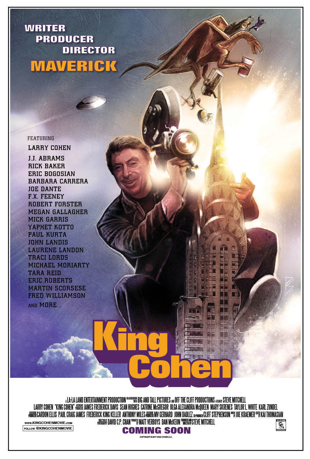  فیلم سینمایی King Cohen: The Wild World of Filmmaker Larry Cohen به کارگردانی Steve Mitchell