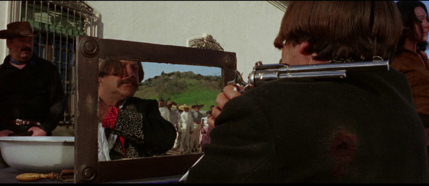 Fernando Sancho در صحنه فیلم سینمایی A Pistol for Ringo به همراه Nieves Navarro