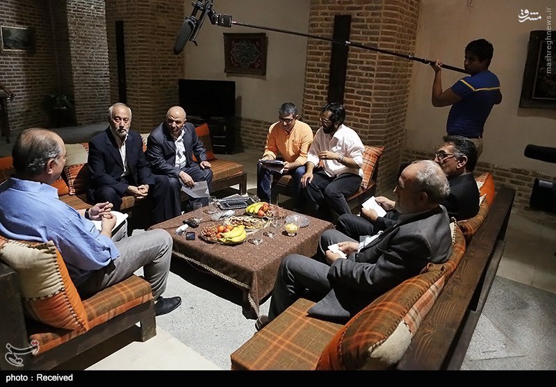 نقی سیف‌جمالی در صحنه سریال تلویزیونی پرده‌نشین