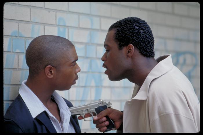 Ja Rule در صحنه فیلم سینمایی Turn It Up به همراه Pras Michel