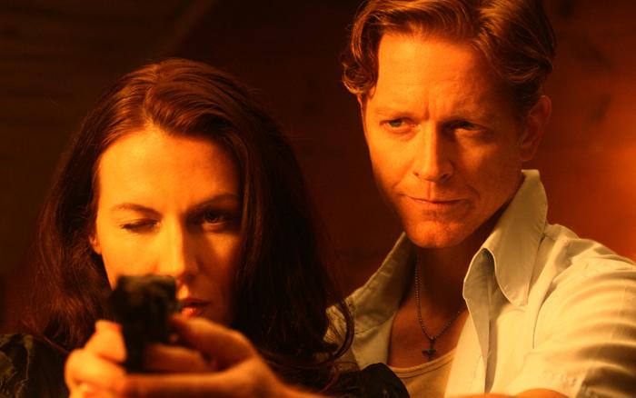 Kate Connor در صحنه فیلم سینمایی Fort McCoy به همراه اریک استولتز