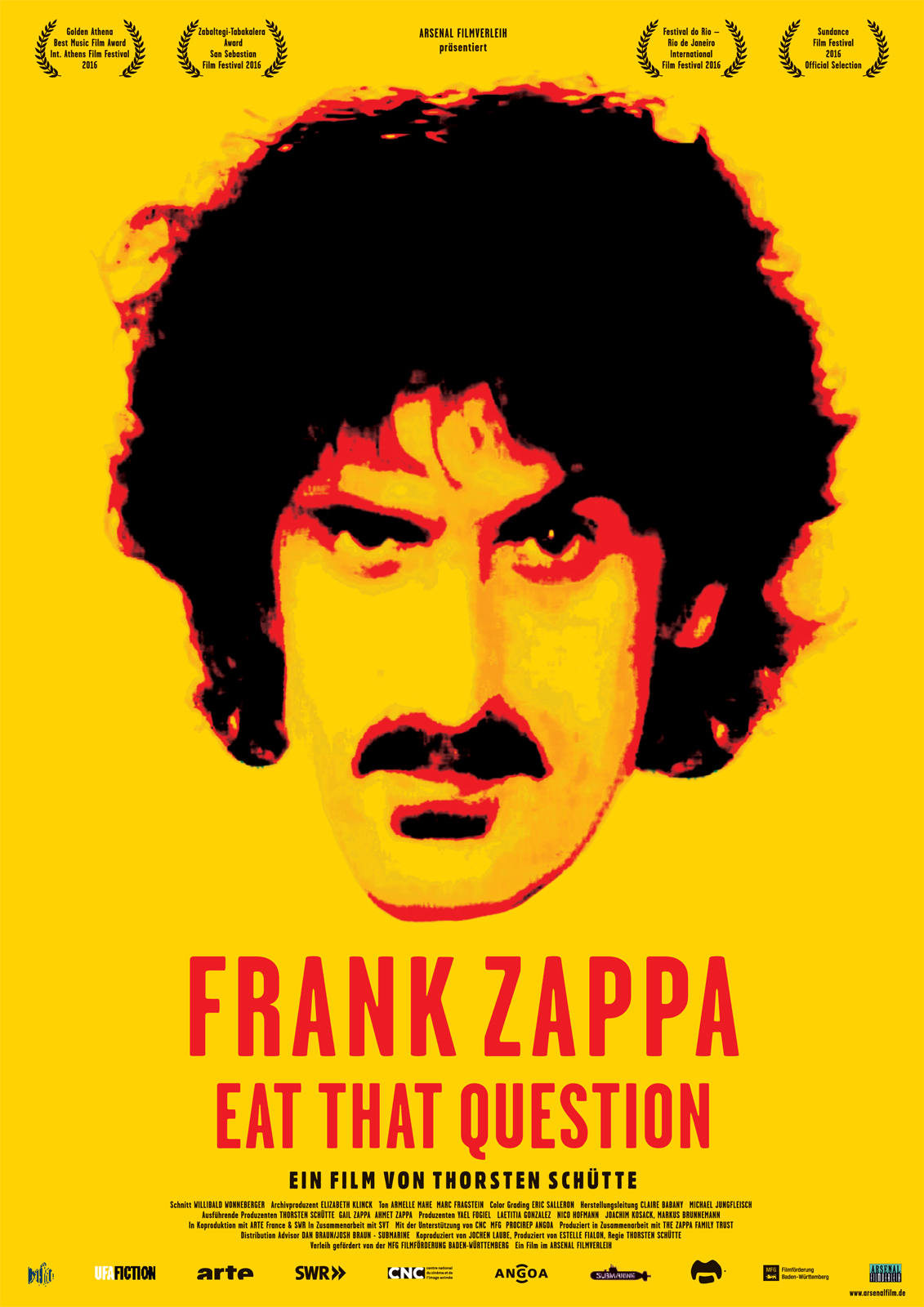  فیلم سینمایی Eat That Question: Frank Zappa in His Own Words به کارگردانی Thorsten Schütte