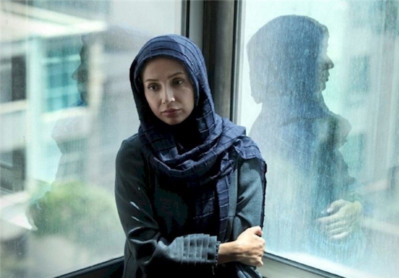 شبنم قلی‌خانی در صحنه سریال تلویزیونی هشت و نیم دقیقه