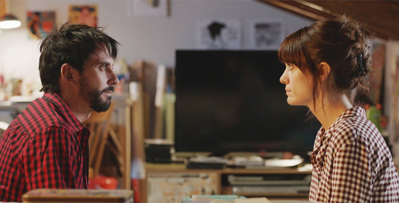 Paco León در صحنه فیلم سینمایی We Are Pregnant به همراه Alexandra Jiménez