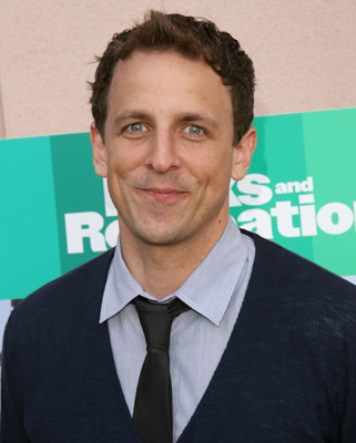 Seth Meyers در صحنه سریال تلویزیونی پارک ها و تفریحات