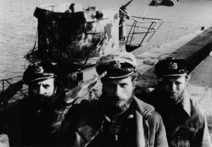 Klaus Wennemann در صحنه فیلم سینمایی زیر دریایی به همراه Herbert Grönemeyer و یورگن پروشنو