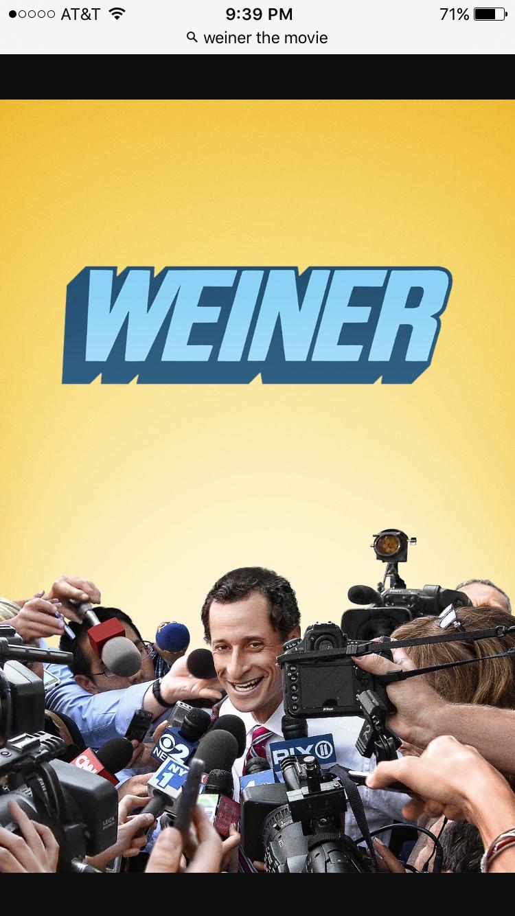  فیلم سینمایی Weiner با حضور Anthony Weiner