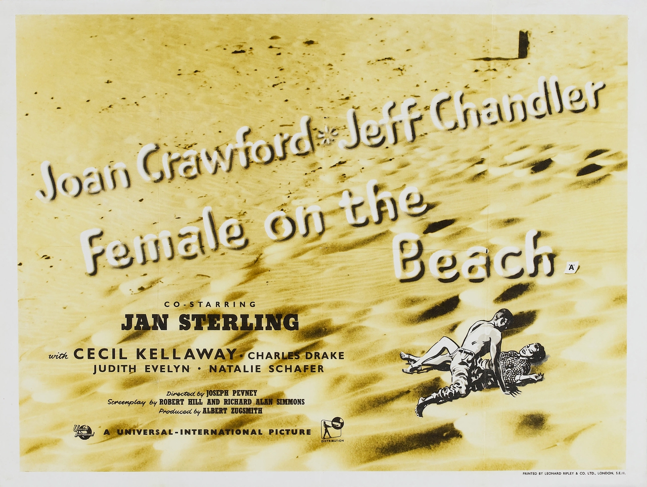  فیلم سینمایی Female on the Beach به کارگردانی Joseph Pevney