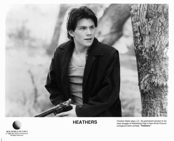 Christian Slater در صحنه فیلم سینمایی Heathers