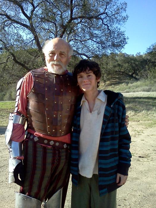 Carmen Argenziano در صحنه فیلم سینمایی Don Quixote: The Ingenious Gentleman of La Mancha به همراه William Leon
