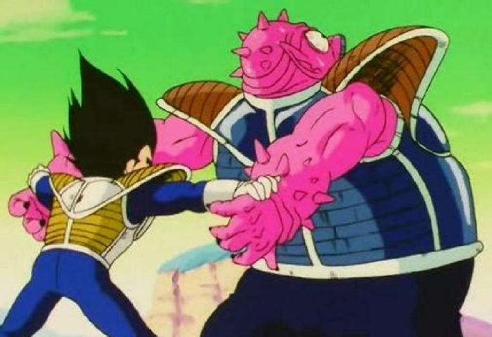 John Swasey در صحنه سریال تلویزیونی توپ اژدها به همراه Ryô Horikawa و Christopher Sabat