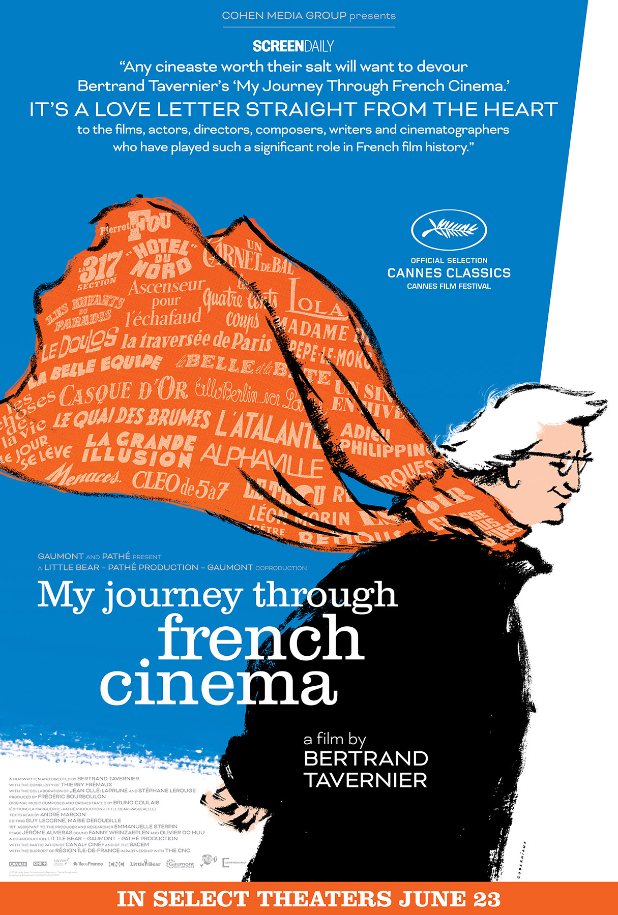  فیلم سینمایی A Journey Through French Cinema به کارگردانی Bertrand Tavernier