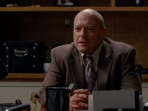 Dean Norris در صحنه سریال تلویزیونی برکینگ بد