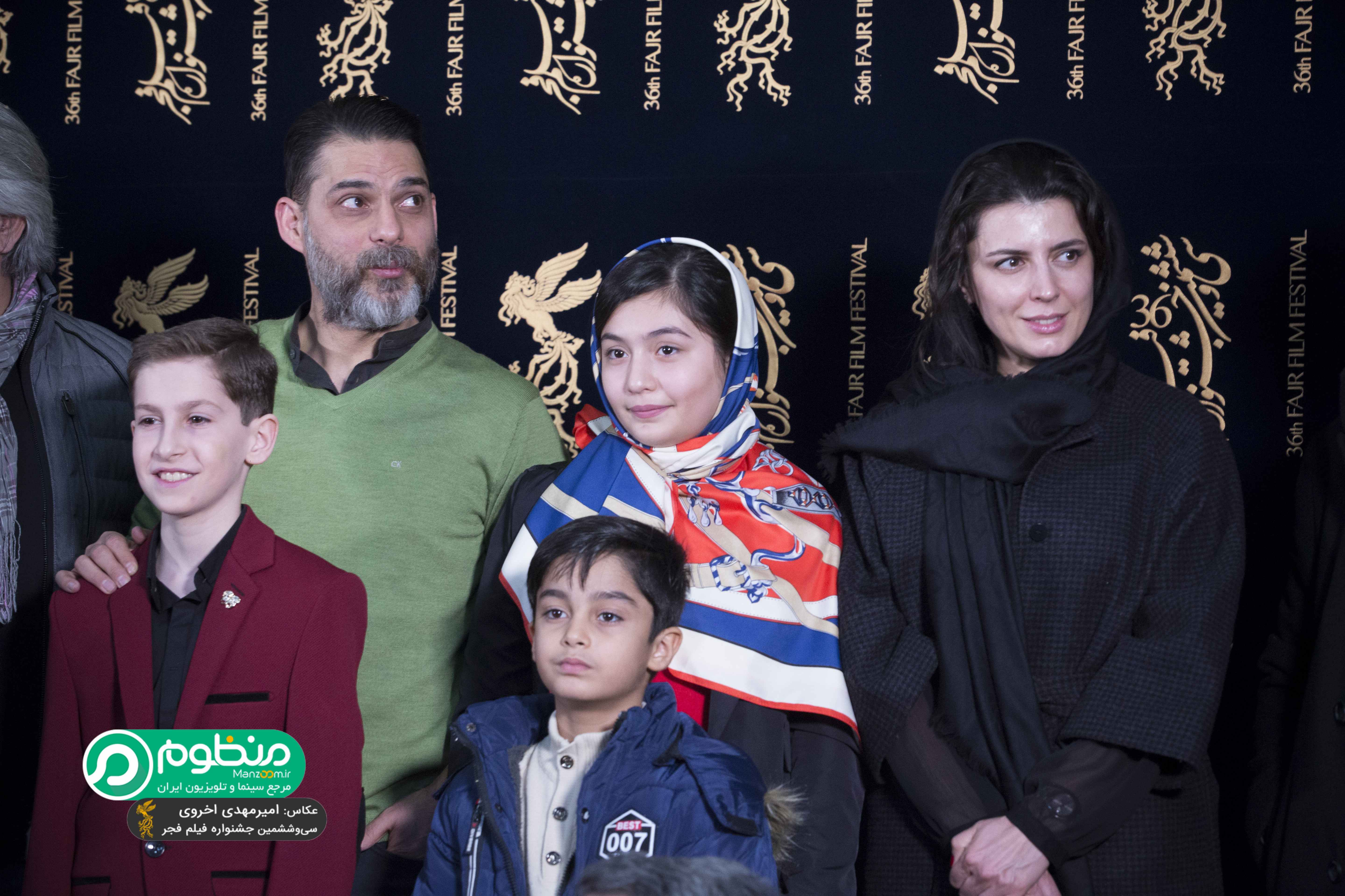 لیلا حاتمی در جشنواره فیلم سینمایی بمب؛ یک عاشقانه به همراه ارشیا عبداللهی، پیمان معادی و باران معادی