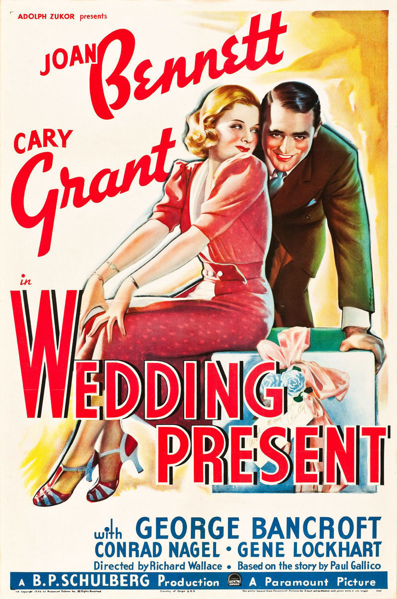 Joan Bennett در صحنه فیلم سینمایی Wedding Present به همراه کری گرانت