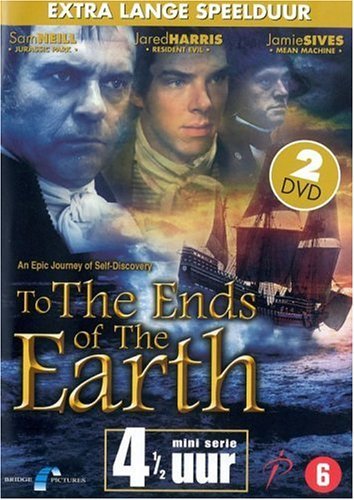 سام نیل در صحنه سریال تلویزیونی To the Ends of the Earth به همراه بندیکت کامبربچ و جارد هریس