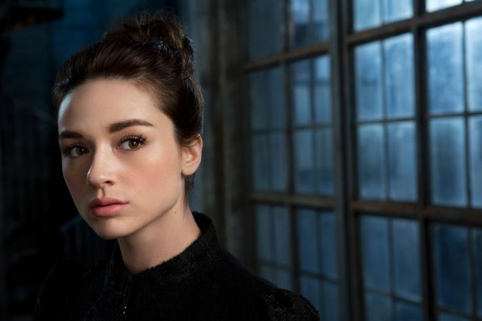 Crystal Reed در صحنه سریال تلویزیونی گرگ نوجوان