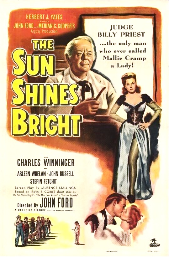 Arleen Whelan در صحنه فیلم سینمایی The Sun Shines Bright به همراه Charles Winninger و John Russell