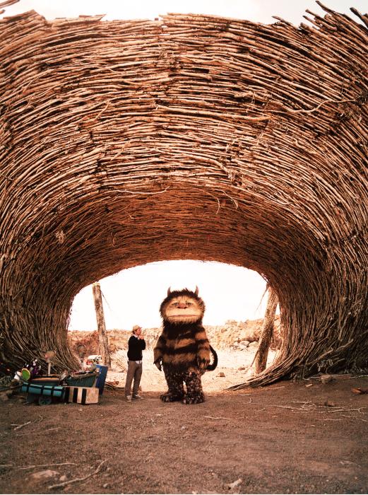 Spike Jonze در صحنه فیلم سینمایی پادشاهی مکس