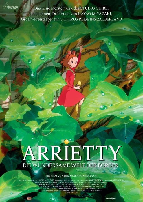  فیلم سینمایی The Secret World of Arrietty به کارگردانی Hiromasa Yonebayashi