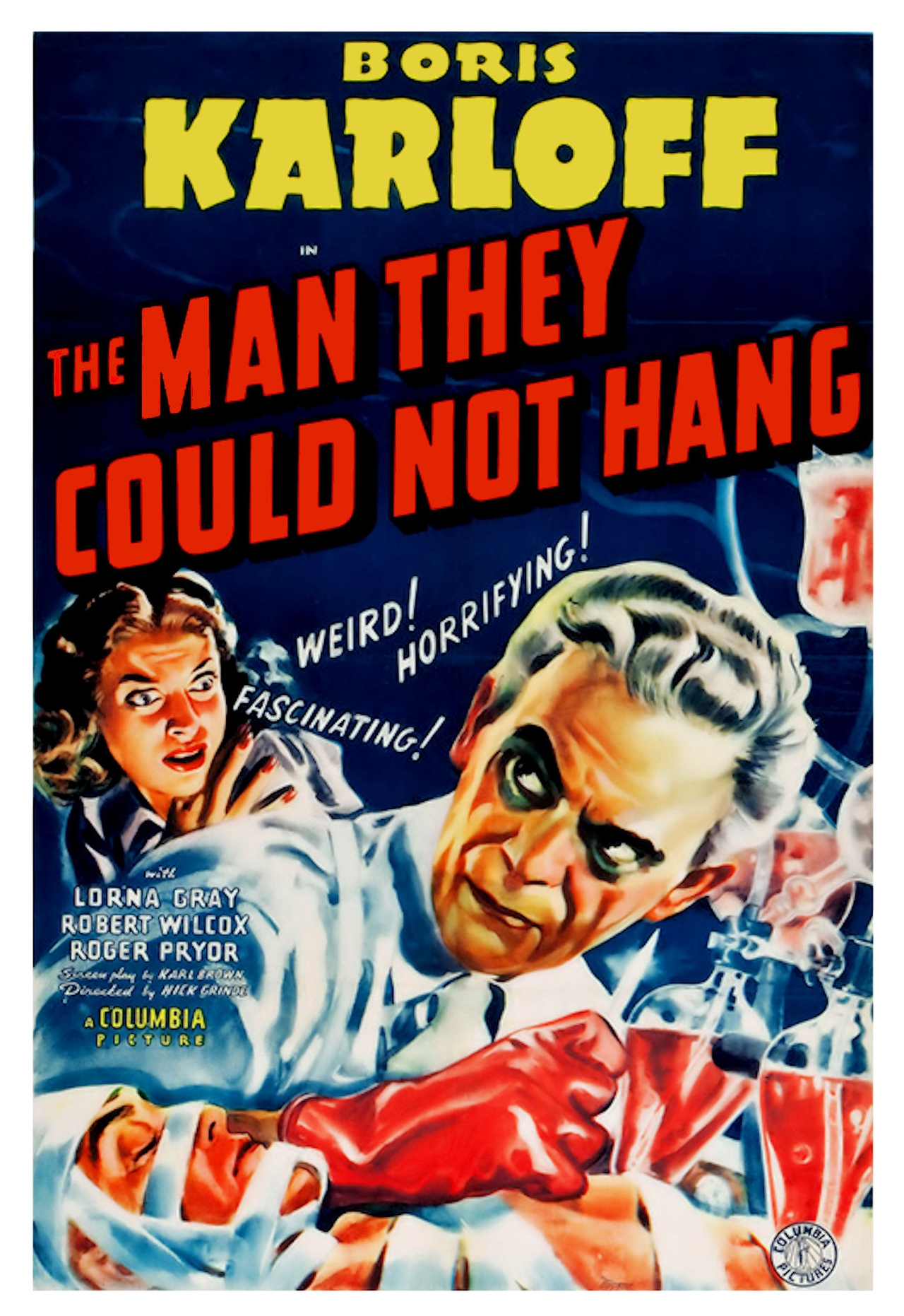  فیلم سینمایی The Man They Could Not Hang با حضور Boris Karloff و Lorna Gray