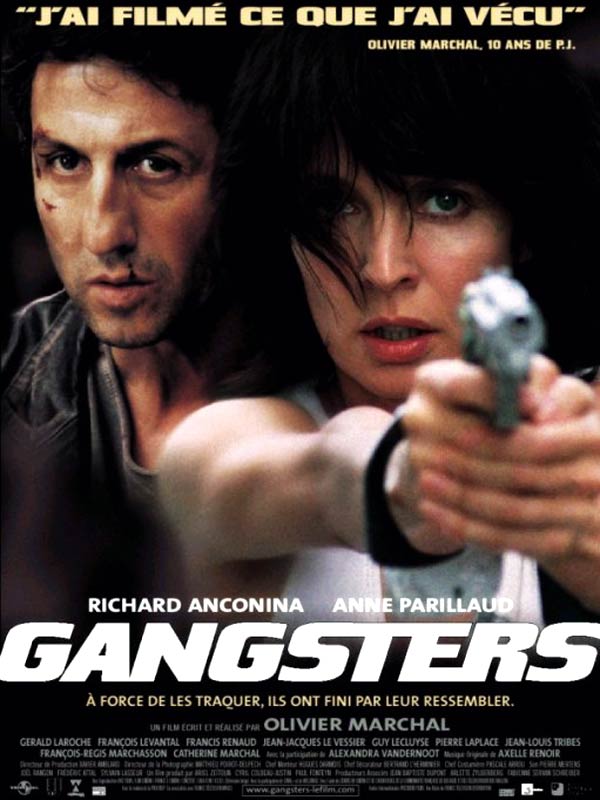 Richard Anconina در صحنه فیلم سینمایی Gangsters به همراه Anne Parillaud
