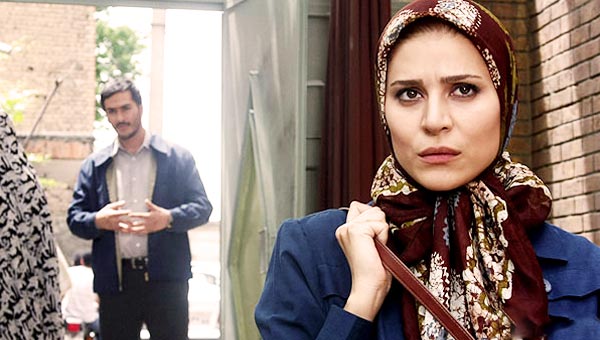 سحر دولتشاهی در صحنه سریال تلویزیونی نابرده رنج به همراه میلاد کی‌مرام