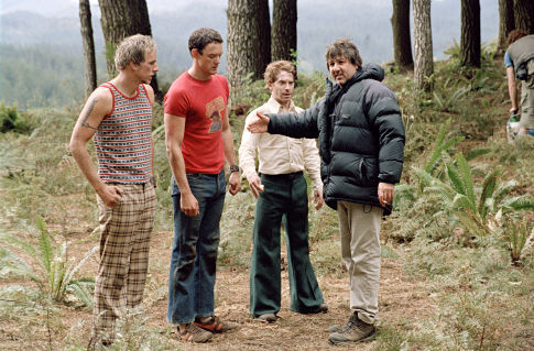 Steven Brill در صحنه فیلم سینمایی بدون یک پارو به همراه Matthew Lillard، Dax Shepard و ست گرین