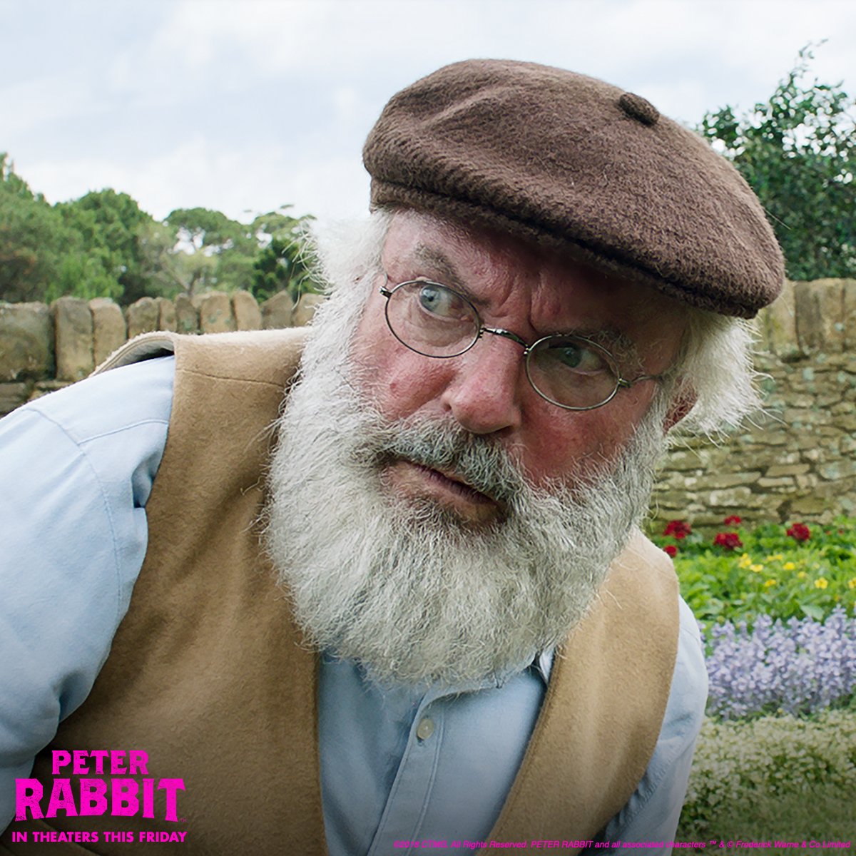 سام نیل در صحنه فیلم سینمایی پیتر خرگوشه