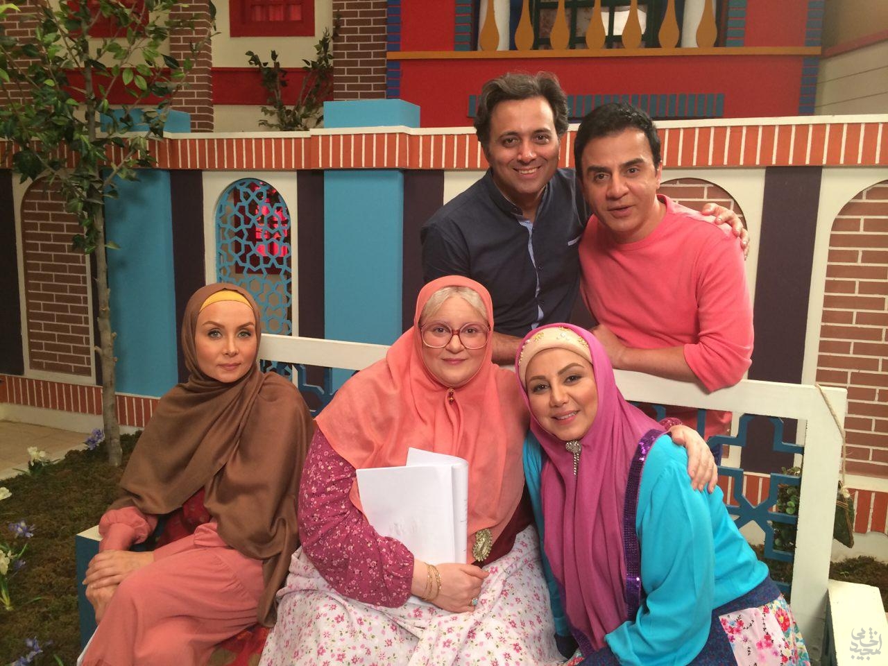 پشت صحنه سریال تلویزیونی محله گل و بلبل به کارگردانی احمد درویش علیپور