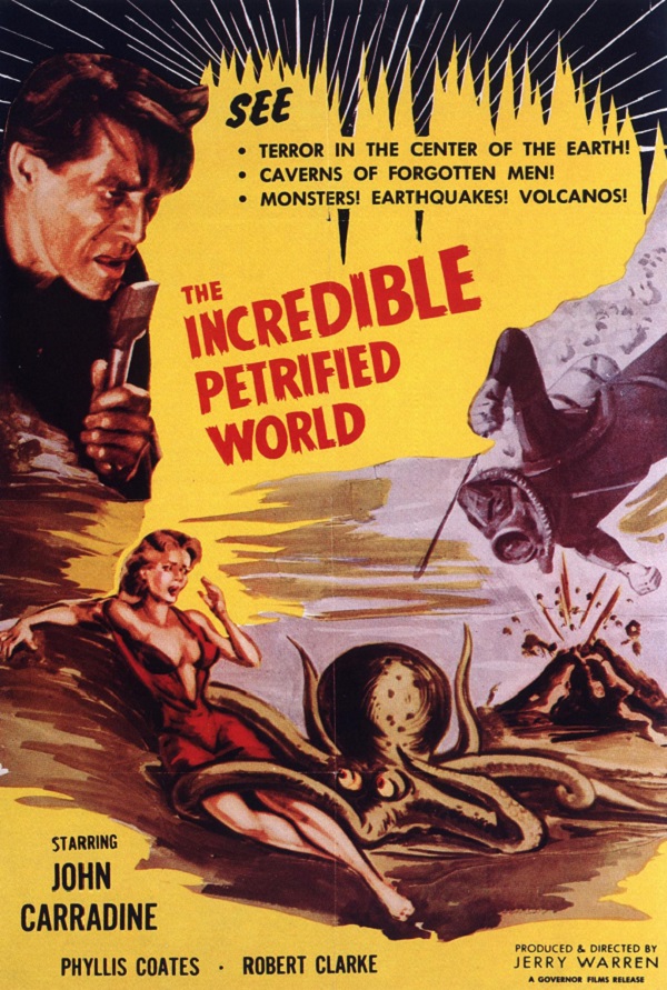 جان کارادین در صحنه فیلم سینمایی The Incredible Petrified World