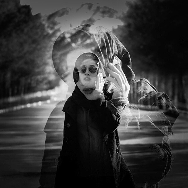 تصویری شخصی از مینا ساداتی، بازیگر سینما و تلویزیون