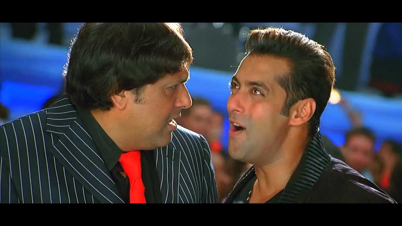سلمان خان در صحنه فیلم سینمایی Partner به همراه Govinda