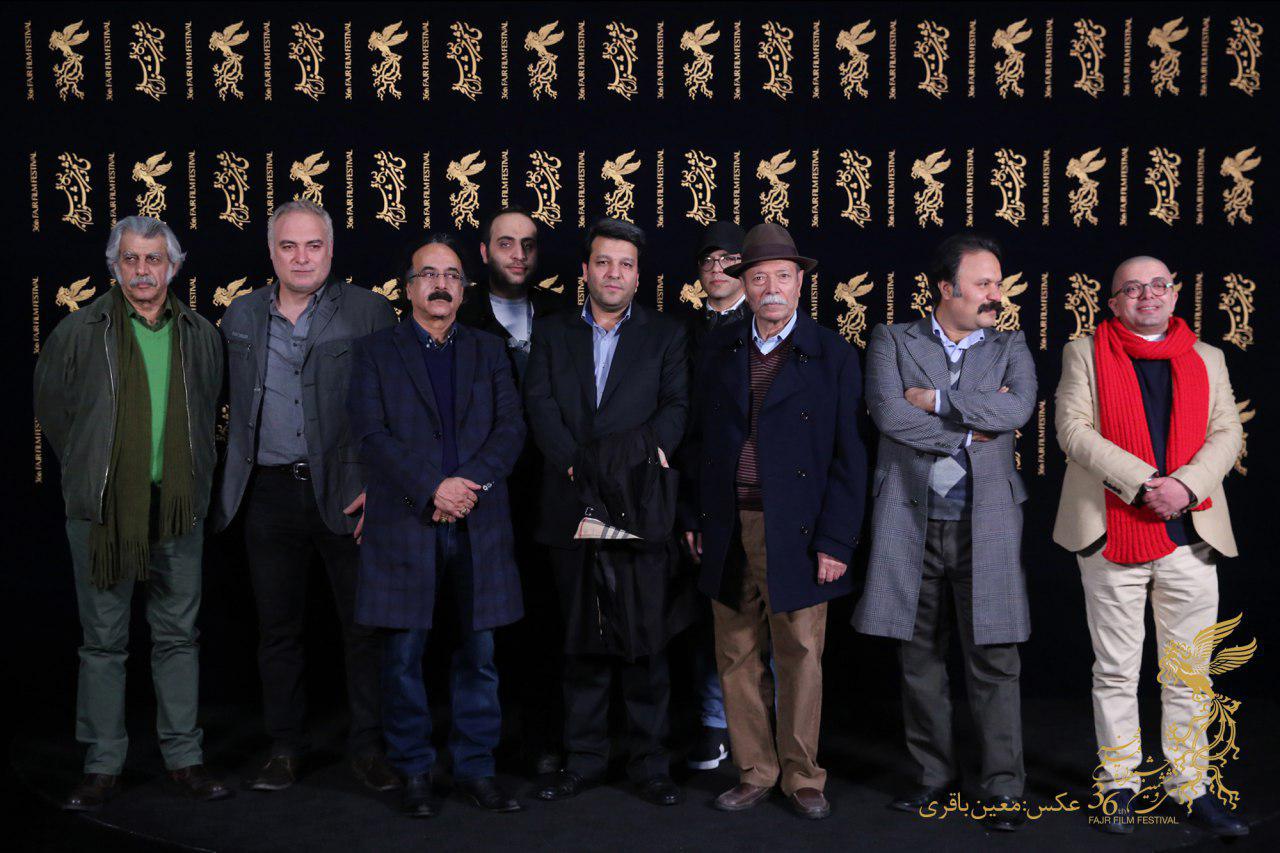 کوروش زارعی در جشنواره فیلم سینمایی امپراطور جهنم به همراه فرزین محدث، مصطفی سلطانی، علی نصیریان و محمد خزاعی