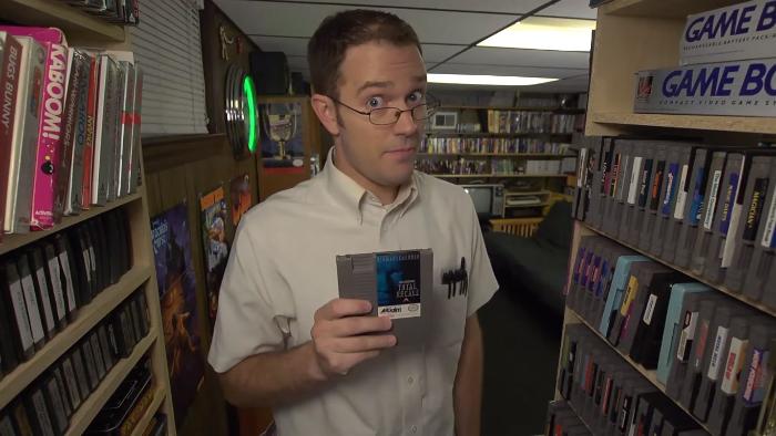 James Rolfe در صحنه فیلم سینمایی The Angry Video Game Nerd