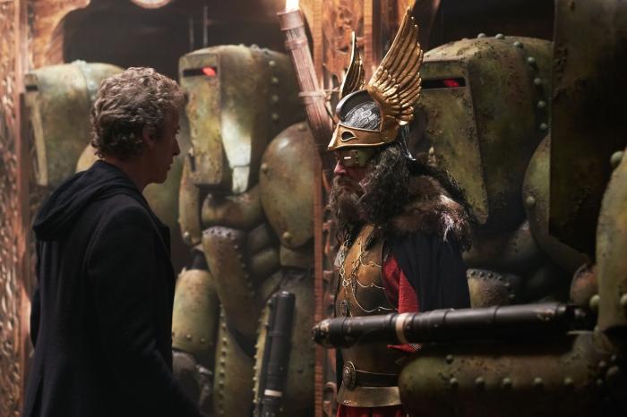 David Schofield در صحنه سریال تلویزیونی Doctor Who به همراه Peter Capaldi