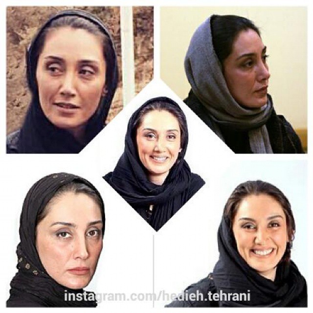 تصویری از هدیه تهرانی، بازیگر و طراح لباس سینما و تلویزیون در حال بازیگری سر صحنه یکی از آثارش