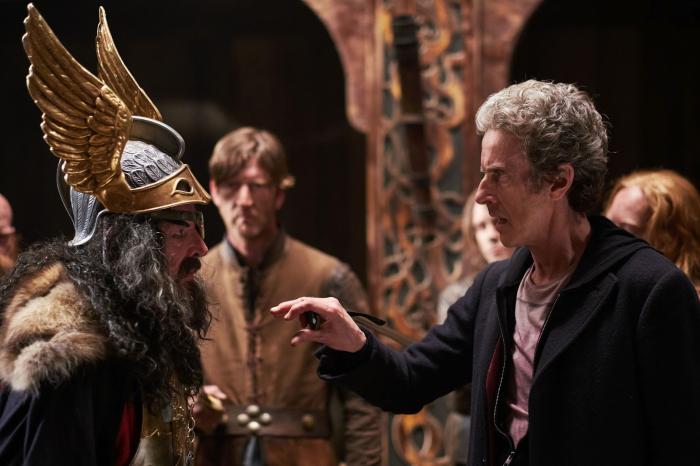 David Schofield در صحنه سریال تلویزیونی Doctor Who به همراه Peter Capaldi