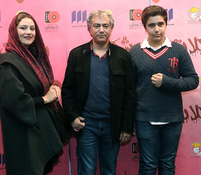 محمدرضا هدایتی در اکران افتتاحیه فیلم سینمایی شکلاتی به همراه شبنم مقدمی