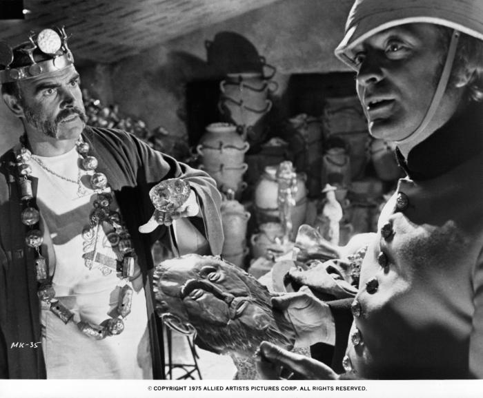  فیلم سینمایی مردی که می خواست سلطان باشد با حضور مایکل کین و شان کانری