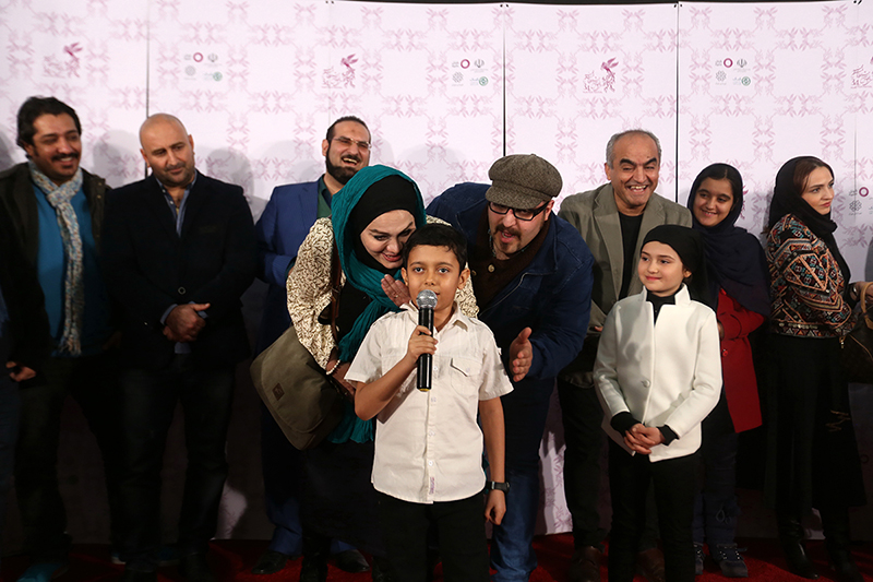 مهران احمدی در جشنواره فیلم سینمایی نفس به همراه محمدحسین قاسمی و نرگس آبیار