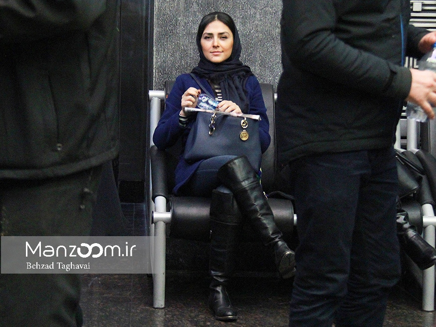 هدی زین‌العابدین در اکران افتتاحیه فیلم سینمایی خانه‌ای در‌ خیابان چهل‌ و یکم