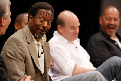 Clarke Peters در صحنه سریال تلویزیونی وایر